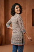 Elegant Floral Printed Kurti